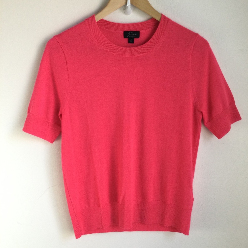 J. Crew Cashmere Sweater Top Pink Pullover